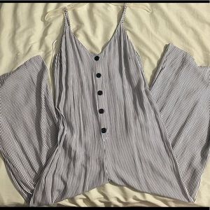 Jumpsuit with stripes